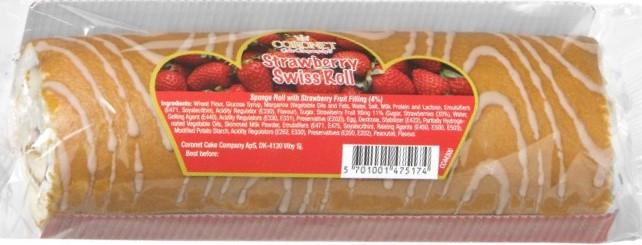 Coronet Strawberry Swiss Roll 300g (CAKES)