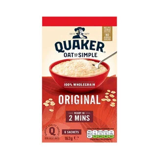 Quaker Original 6 Sachets 162g (CEREAL)