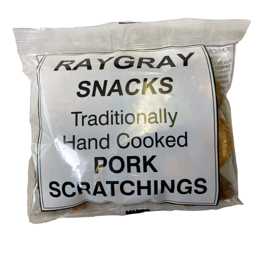 Raygray Pork Scratchings 80g (SNACKS)