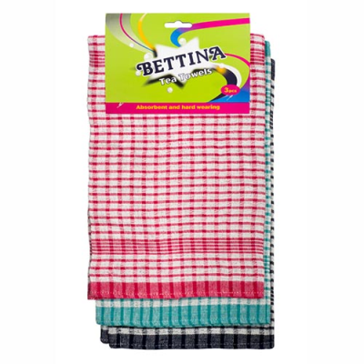 Bettina Tea Towels 3 Pack (HOUSEHOLD)