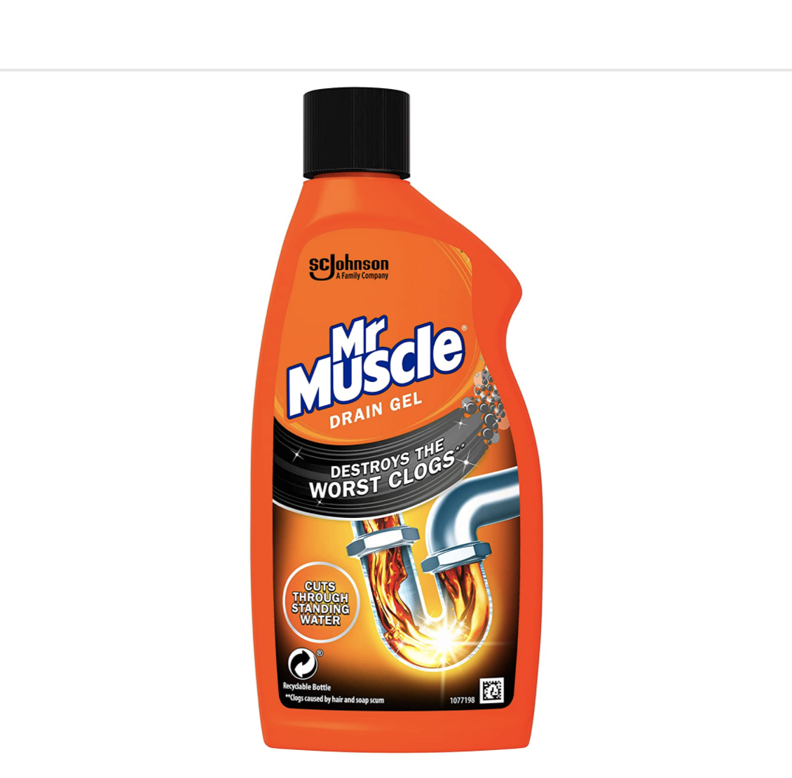 Mr Muscle Drain Gel Destroys the Worst Clogs 500ml (HOUSEHOLD)