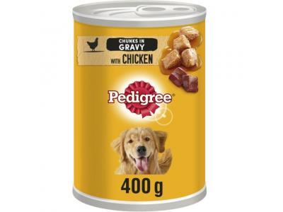 Pedigree CHUNKS IN GAVY With CHICKEN 400g (DOGFOOD)