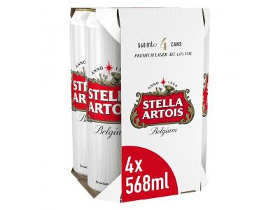 Stella Artois 4x568ml (ALCOHOL)