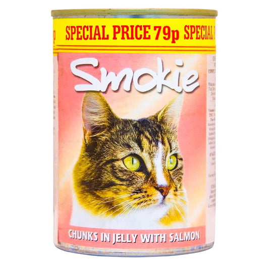 Smokie Chunks in Jelly with Salmon 400g (CATFOOD)