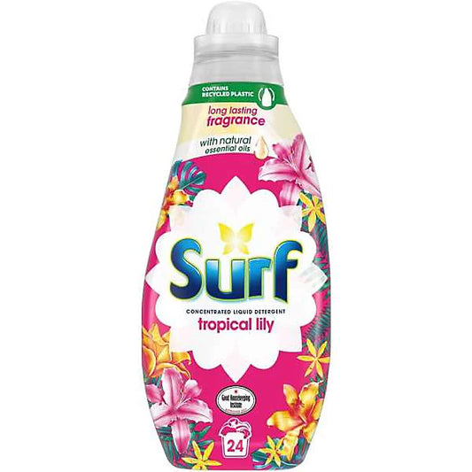 Surf Tropical Lilly Liquid Detergent 486ml (HOUSEHOLD)