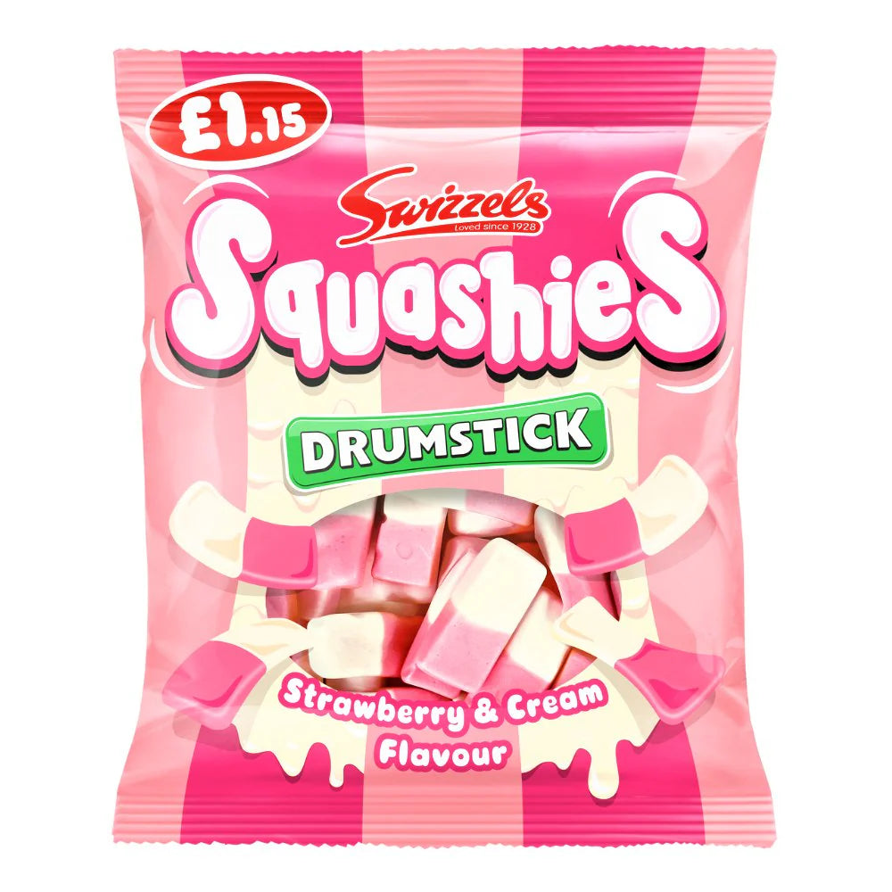 Swizzels Drumstick Strawberry & Cream 120g (SHAREBAG)